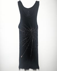 Spider Web Bleach Tank Top