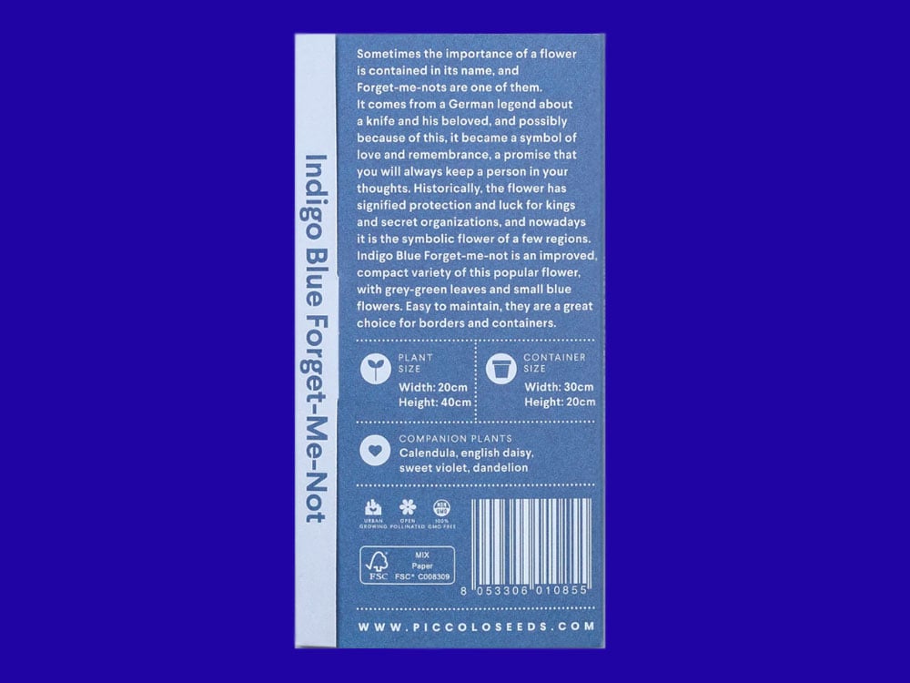 Image of SAATGUT Indigo Blue Forget-Me-Not