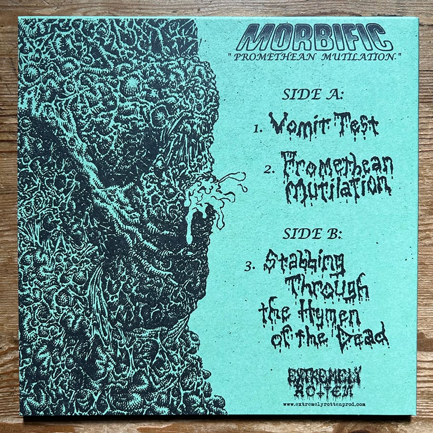 Morbific – “Promethean Mutilation” 7″ vinyl EP