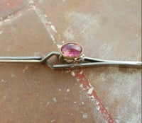 Image 1 of Large Pink tourmaline cluster ring