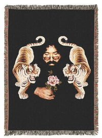 Image 2 of Tiger Rose Woven Blanket