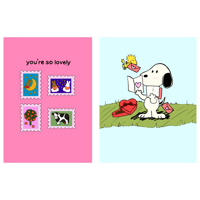 miffy x snoopy greeting cards