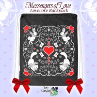 Image 1 of PRE-ORDER Messengers of Love Drawstring Backpack