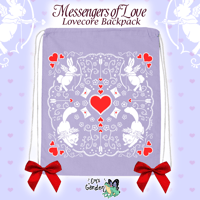 Image 2 of PRE-ORDER Messengers of Love Drawstring Backpack