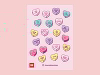 Image 1 of Valentine's Day Sticker Sheet
