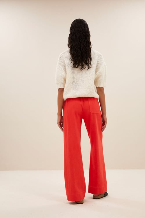 Image of 1-Pantalón Poppy Red