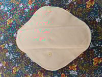 Image 2 of Set of 12 Un-dyed, Non-Bleached 100% Linen Pantyliners