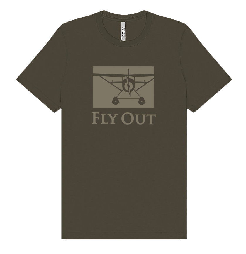 Image of Alaska Fly Out Tee Shirt 