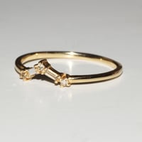Image 3 of Mini Deco Baguette Ring