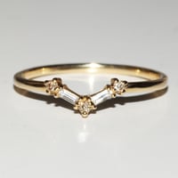 Image 1 of Mini Deco Baguette Ring