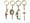 Image of Fire Emblem Relic Weapons - Pins Necklace Keychain - 3 Houses - Byleth Dimitri Edelgard Claude Weapo