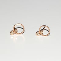 Image 4 of Mini Circle Stud Earring