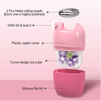 Image 2 of 2 In 1 Facial Ice Roller Puffiness Relief Massage