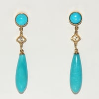 Image 1 of Turquoise Drop Earring