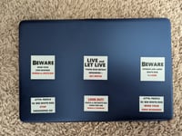 Image 3 of The Ultimate "Neighbor Feud" Sticker Set: White Dog - Charlotte Edition (ON SALE $8!)