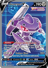 Genesect V (Full Art) - SWSH08: Fusion Strike Near Mint