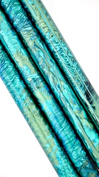 Image 1 of Fiji custom bespoke pen blanks, high pressure cured with Alumilite Resin. Bespoke ready!