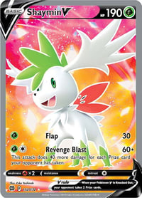 Shaymin V (Full Art) - SWSH09: Brilliant Stars Near Mint