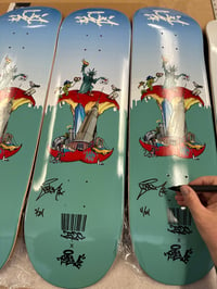 Image 4 of New York City Skate Deck - Paris Green