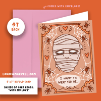 Image 2 of NEW! MONSTER VALENTINE - MUMMY