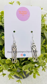 Sterling Silver Tulip Earrings