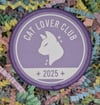 Cat Lover Club Patch 