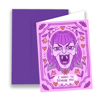 Image 1 of NEW! MONSTER VALENTINES - LADY VAMP