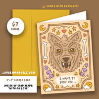 Image 2 of NEW! MONSTER VALENTINES - WOLFMAN