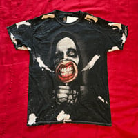 Marilyn Manson big Chris art t-shirt, size M