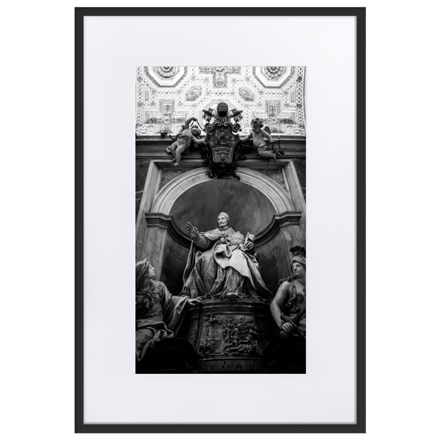 Image of FRAMED THE SAINT ART PRINT BY ANELKA WHO