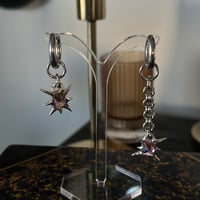Image 1 of Boucles d'oreilles MIRA B - couleur rose