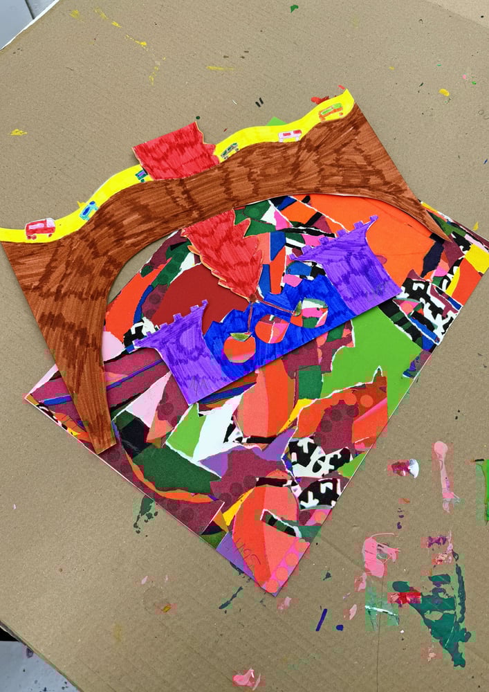 Image of "Modular 011725" Embellished Print 1/1