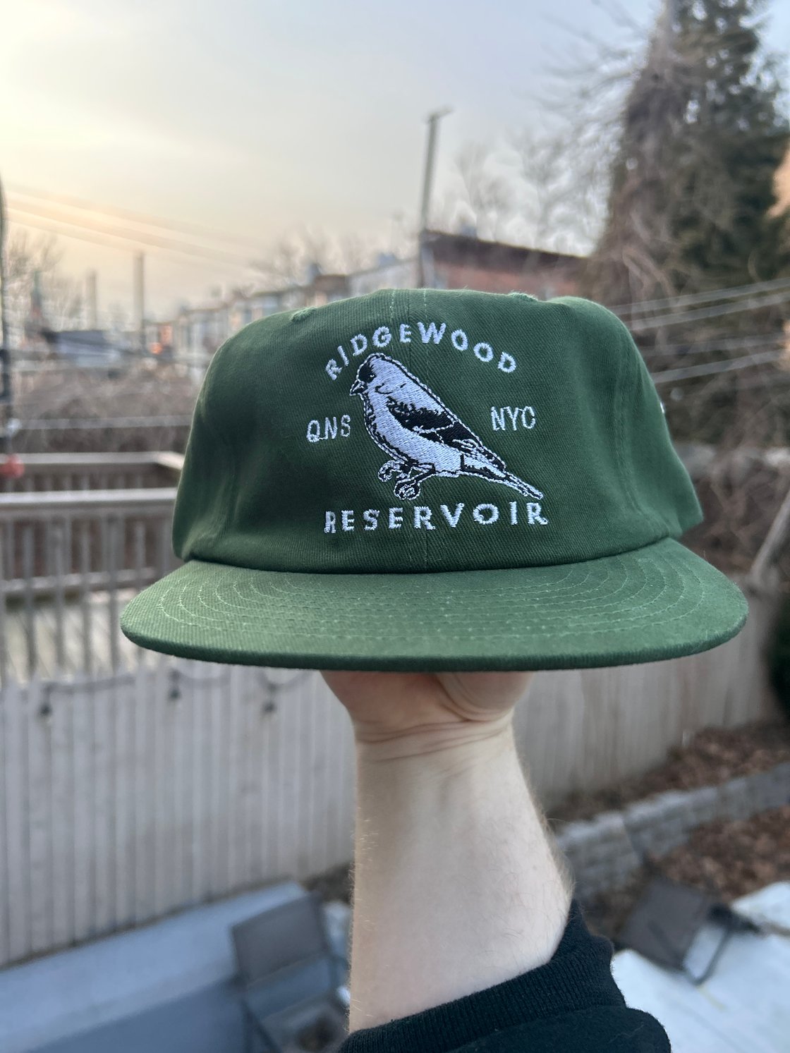 Image of Ridgewood Reservoir 100% Cotton Bird Field hat 