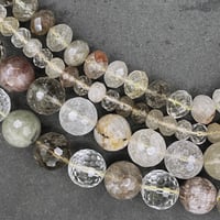 Image 1 of Rutilated Quartz - Rondelle