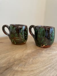 Image 3 of Tazas Verde Set