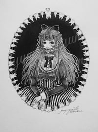 Image 5 of Spooky Girls Prints (Black/White)