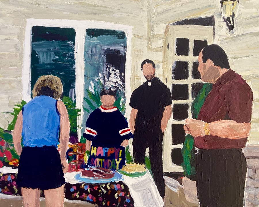Image of What no fuckin ziti? Original on canvas