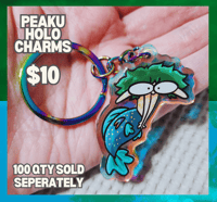 Image 1 of Peaku Holo Charm