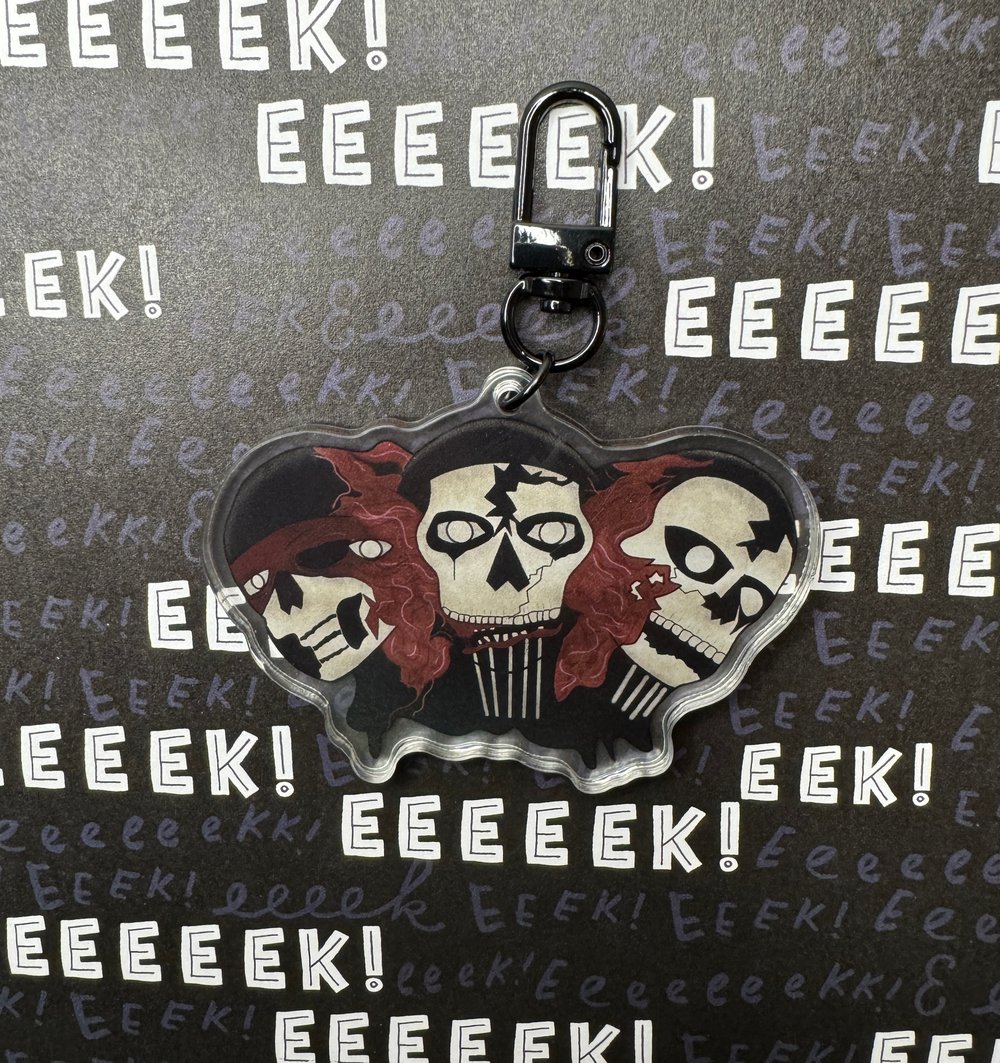Image of Alone Ghost Keychaind