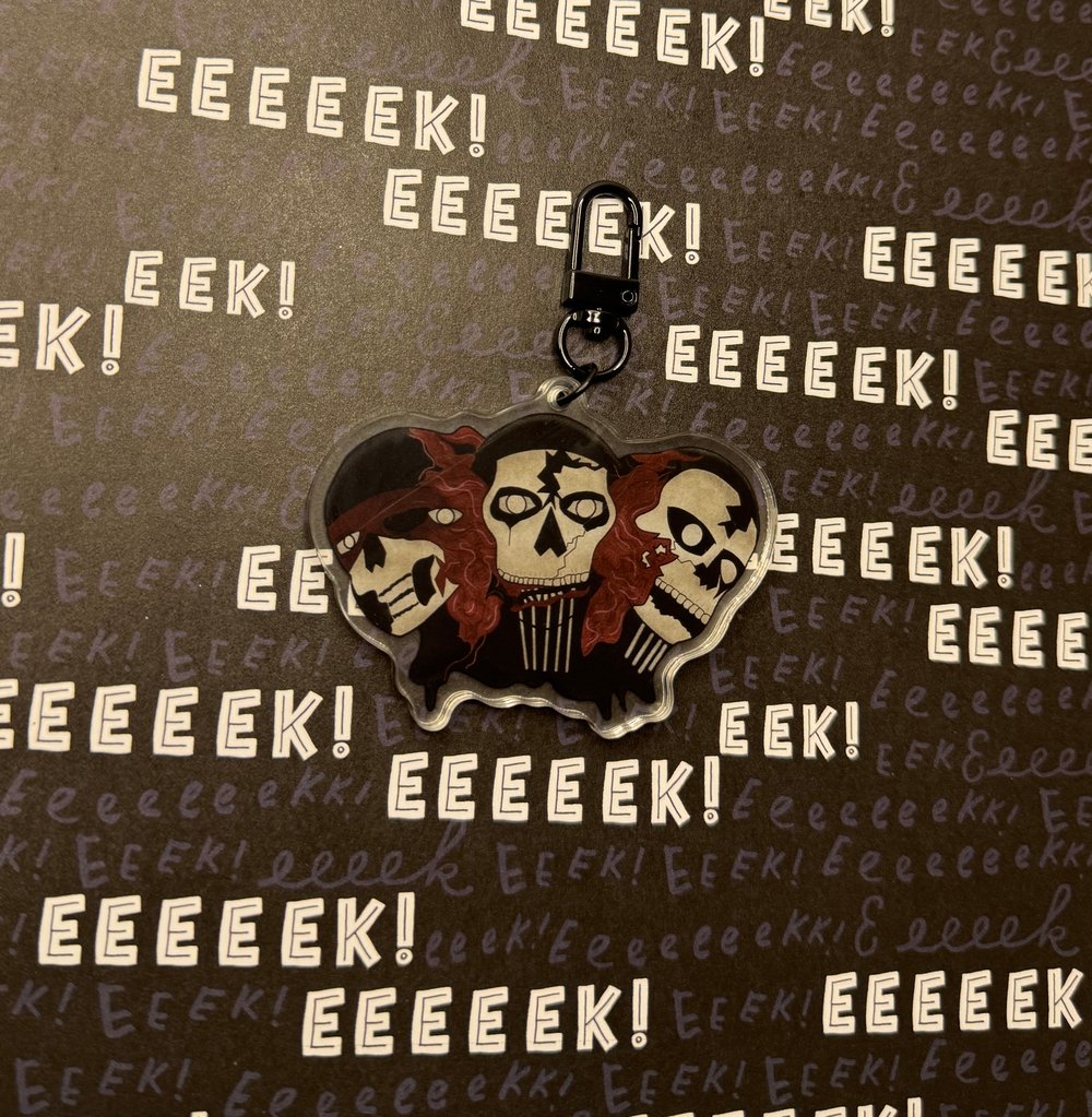 Image of Alone Ghost Keychaind