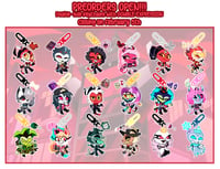 Image 3 of PRE-ORDER Helluva Boss Double-side Acrylic Charm with double expression