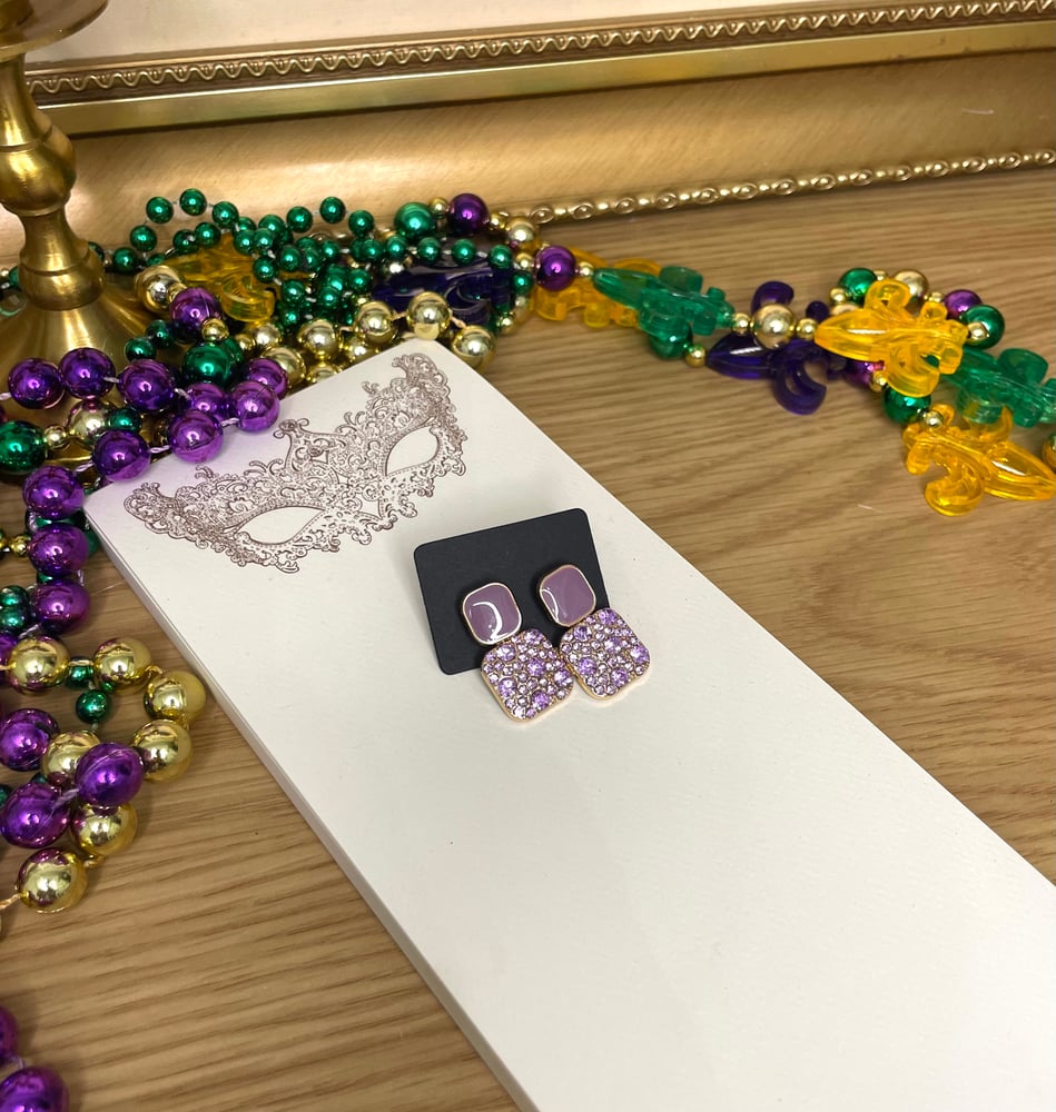 Image of Purple Delight Earrings