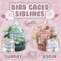 Star Rail | Bird Caged Siblings Keychains