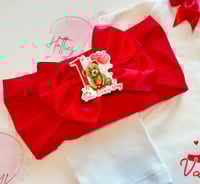 Image 2 of 1st valentine bear tutu set 