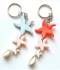 Image 1 of Starfish trio  keychain