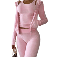 Fleece 3 Piece Tracksuit Set