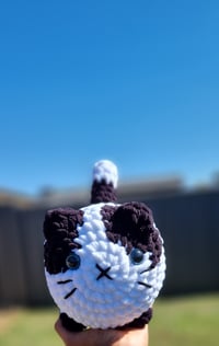 Image 1 of Handmade Crochet Loaf Cat