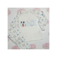 Image 2 of Baby boy personalised pyjamas 