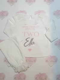 Image 1 of Personalised girls pjs 