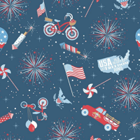 Image 3 of PARADE ON MAIN FQ-21 pc by Samantha Walker for Riley Blake Designs